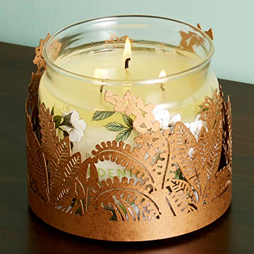 PartyLite Candle Jar Holder - Golden Frond Candle Holder Accessory Home Decor… - Image 3