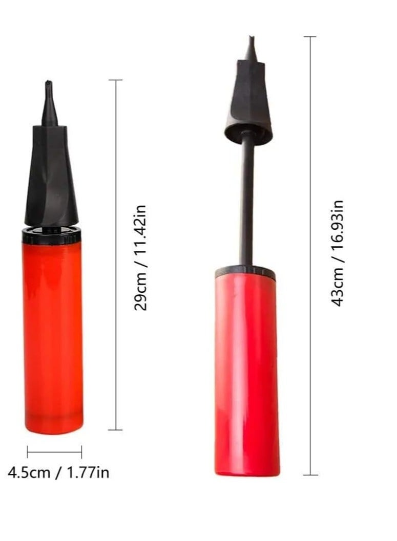 Air Balloon Manual Hand Pump for Latex Foil, Helium Air Animal Rubber Baloon/Airpump/Balloons Pumper (Color: Multicolor) - Image 4