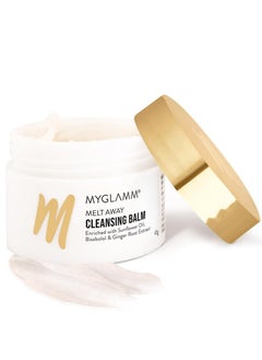 MyGlamm MyGlamm Melt Away Cleansing Balm  Sulphate Free Waterproof Makeup Remover  Nourishes and  Hydrates Skin Enriched With Sunflower Oil and Bisabolol  45g  - Image 1