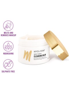 MyGlamm MyGlamm Melt Away Cleansing Balm  Sulphate Free Waterproof Makeup Remover  Nourishes and  Hydrates Skin Enriched With Sunflower Oil and Bisabolol  45g  - Image 2