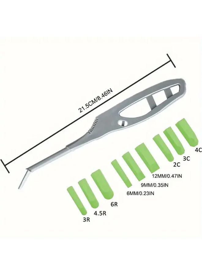 9 In 1 Multi Purpose Filling Tool Set With 9 Scraping Heads Manual Plastic Repair Kit - Image 4