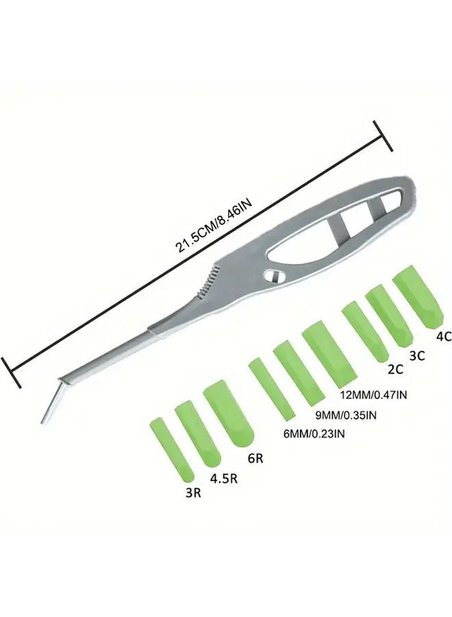 9 In 1 Multi Purpose Filling Tool Set With 9 Scraping Heads Manual Plastic Repair Kit - Image 1
