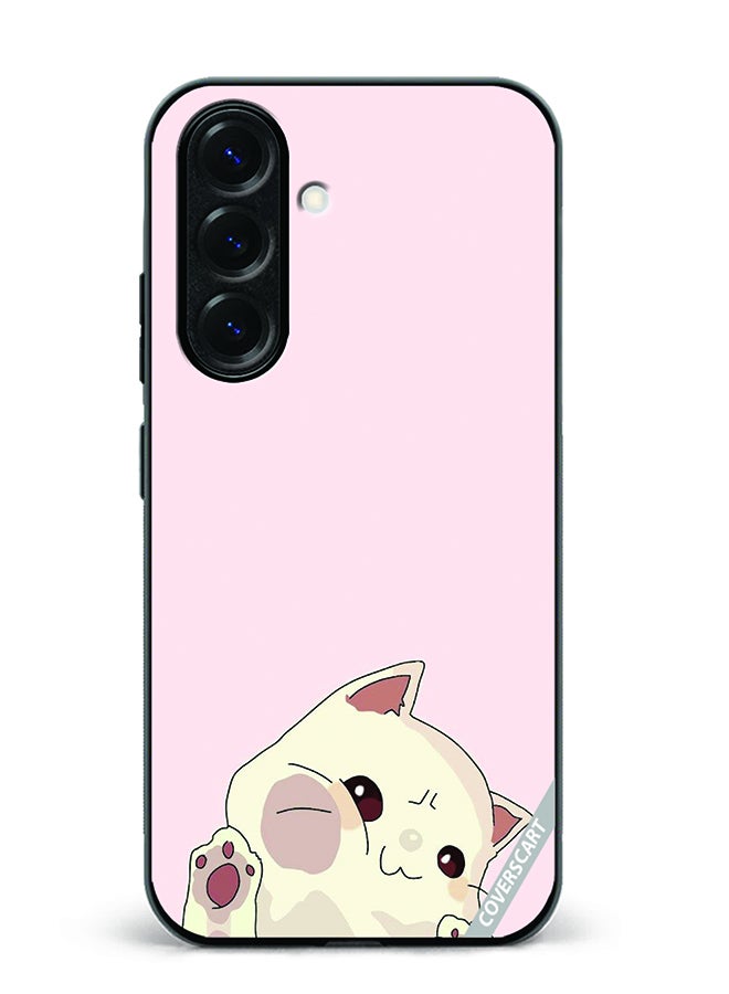 COVERSCART Protective Case Cover For Samsung Galaxy A56 Cartoon Cat Design Multicolour