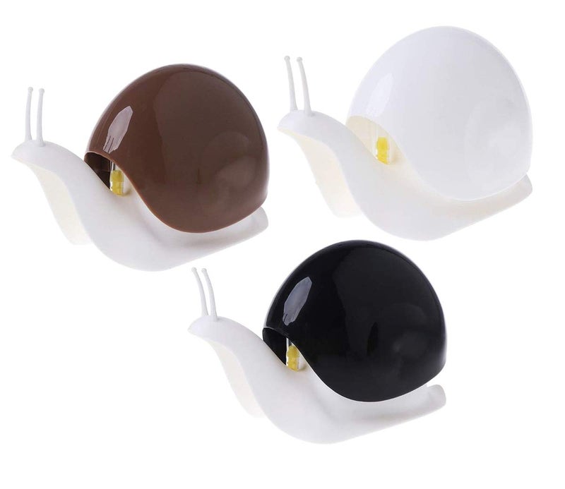 TabEnter Cute Snail Soap Dispenser for Kitchen Bathroom etc 3 Colors