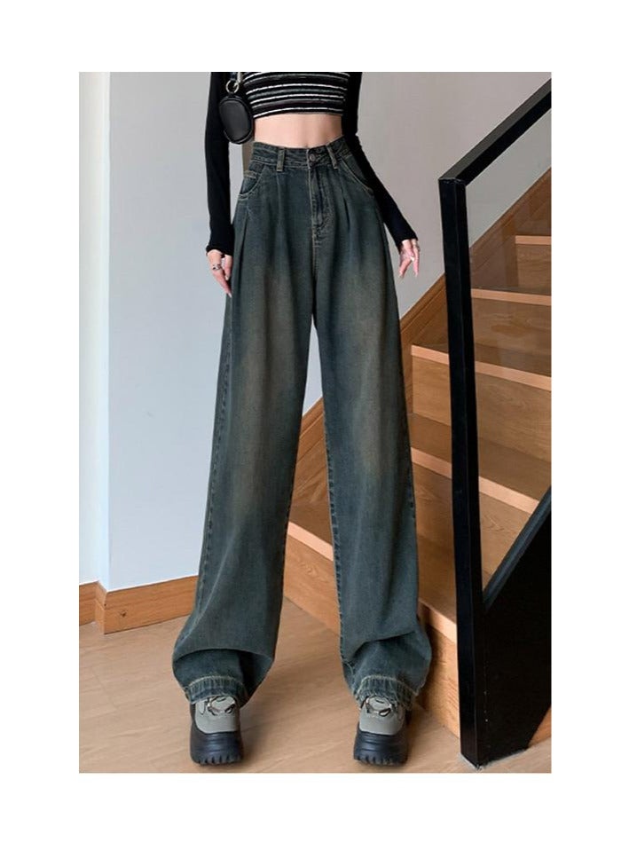 Women's Wide Leg   Jeans, Mid Rise, Jeans ﻿ - Image 4