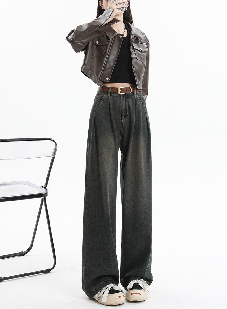 Women's Wide Leg   Jeans, Mid Rise, Jeans ﻿ - Image 1