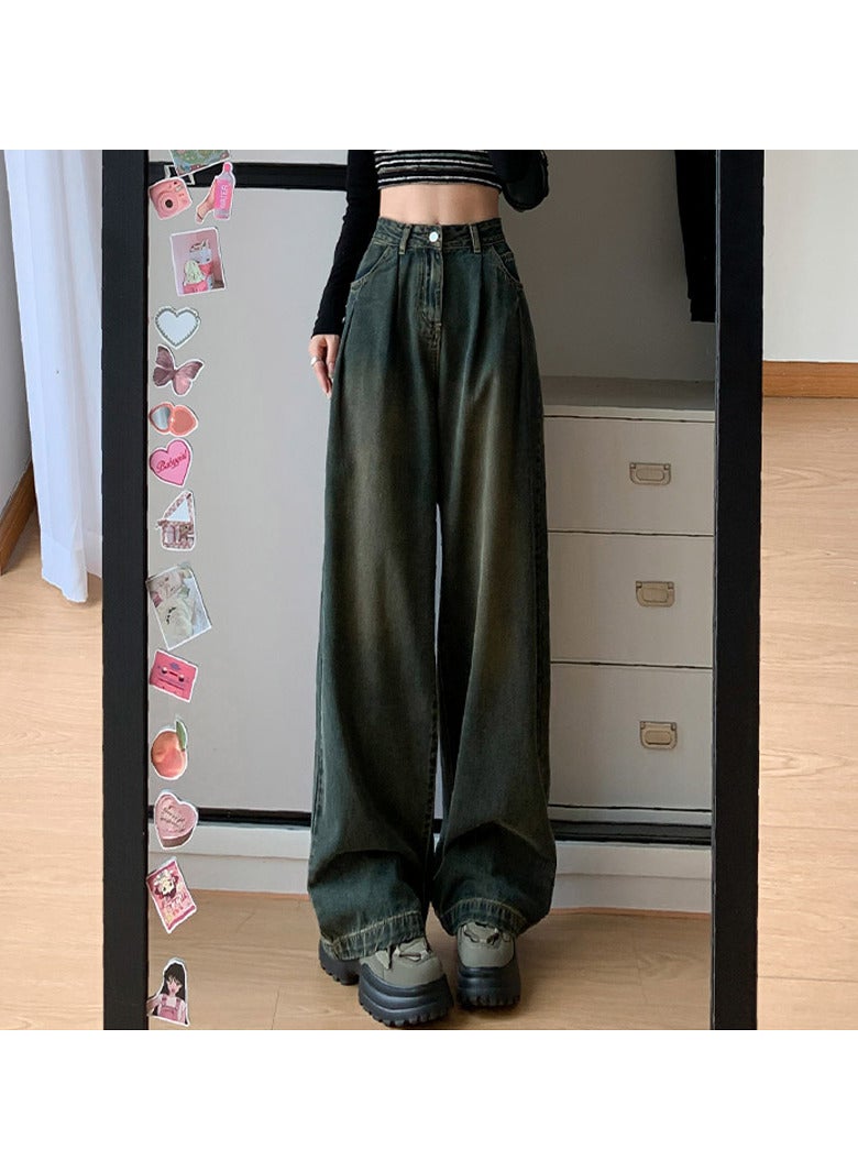 Women's Wide Leg   Jeans, Mid Rise, Jeans ﻿ - Image 3