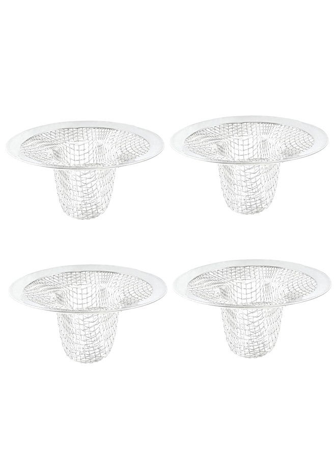 Cionyce 4 Pack Mesh Sink Drain Strainer 2.8 Inch Basket Filter Trap Stainless Steel Basin Floor Drain for Kitchen, Bathroom - Image 1