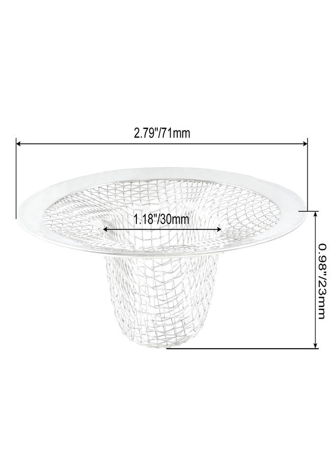 Cionyce 4 Pack Mesh Sink Drain Strainer 2.8 Inch Basket Filter Trap Stainless Steel Basin Floor Drain for Kitchen, Bathroom - Image 4
