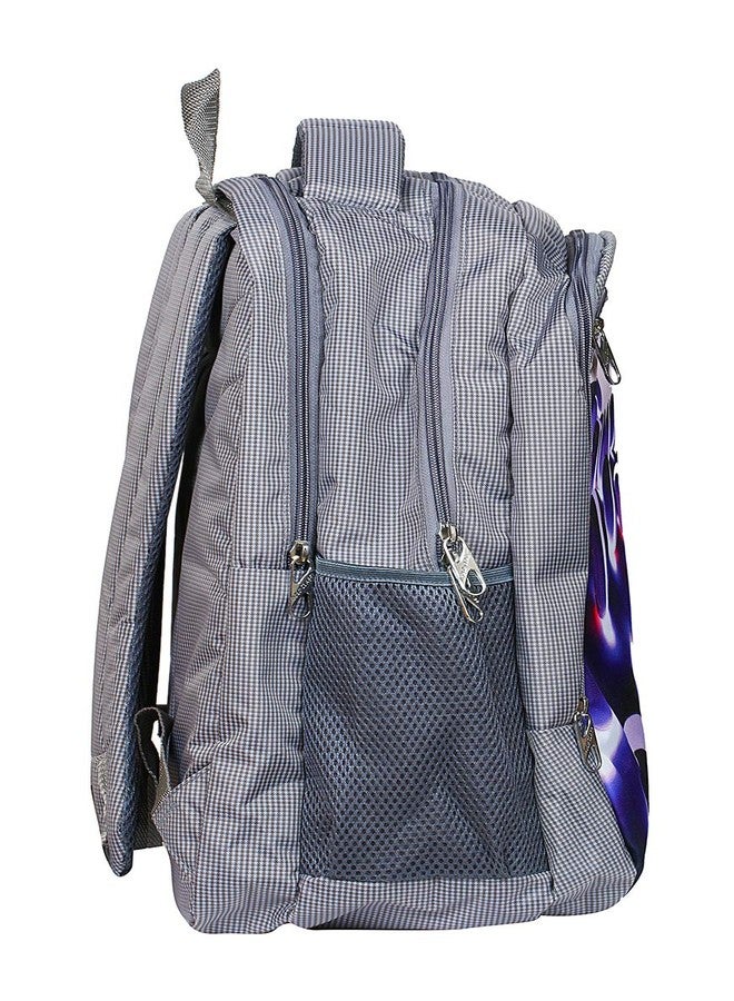 POLO CLASS Fabric 25 Liters Grey School Bag (BNB-PC25) - Image 3
