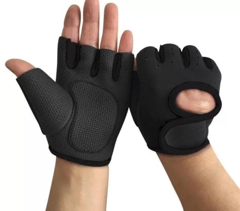 Half Finger Fitness Gloves Home Gym Weight Carrying Cycling Gloves