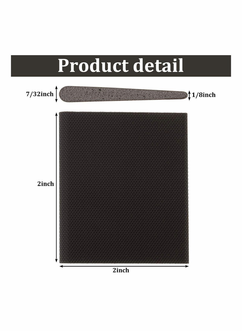 Y&D 14 Pieces Door Corner Seal Exterior Jamb Frame Draft Stopper with Adhesive for Weather Stripping and Protection Foam (Black)  - Image 2