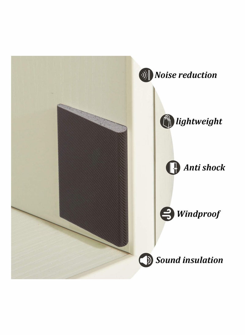 Y&D 14 Pieces Door Corner Seal Exterior Jamb Frame Draft Stopper with Adhesive for Weather Stripping and Protection Foam (Black)  - Image 5