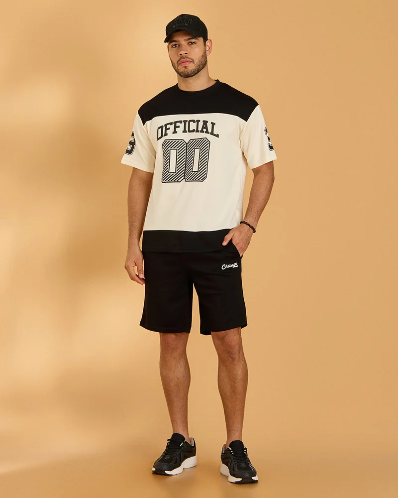 REDTAG Men Black Active Shorts