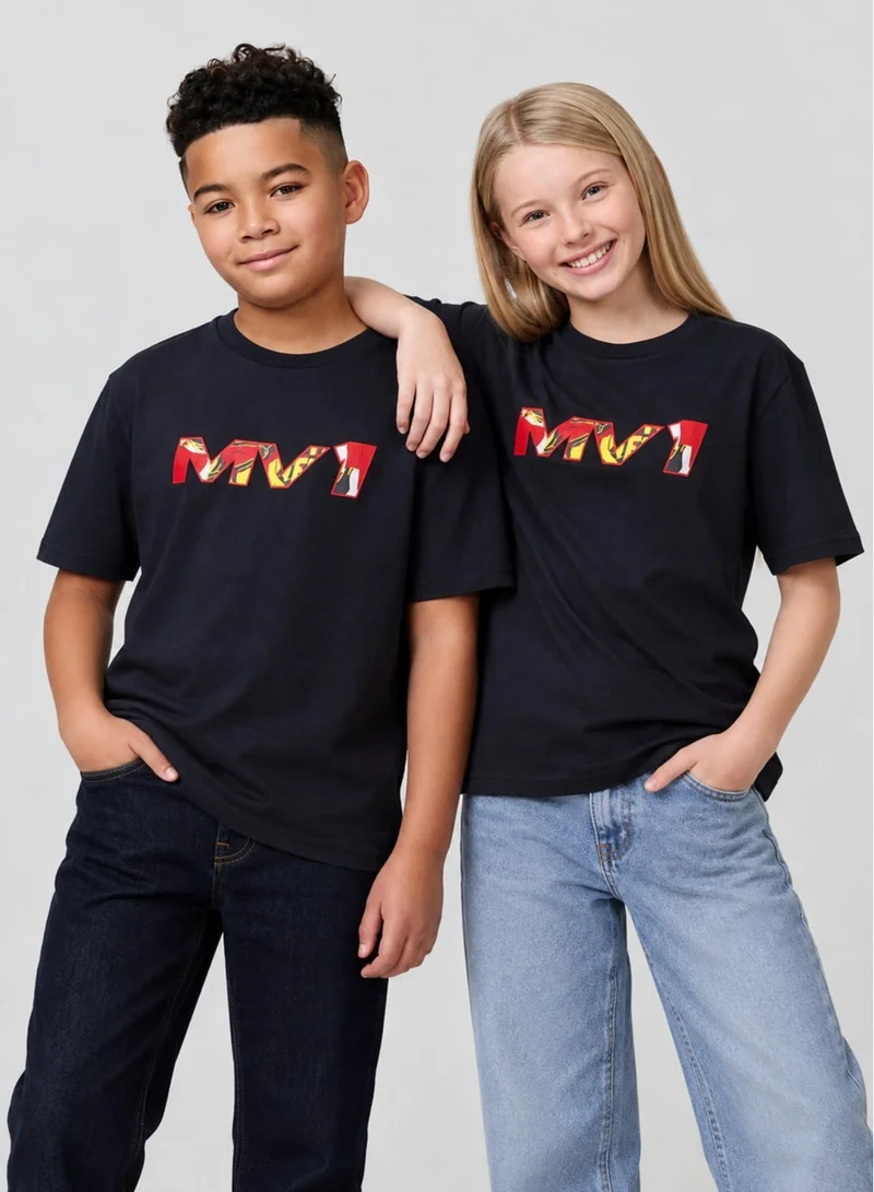 ريد بل Red Bull Max Verstappen Pop Art Oversized Kid's T-shirt