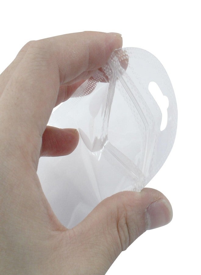 PHITUODA 100 Pcs Pen Packaging Bags Clear Self Sealing Bags Resealable Zipper Pouch Bags Zip Storage Lock Bags Plastic Hanging Bags for Packaging Pen Jewelry Cosmetic Food Gift, 7.28 × 2.36 Inches - Image 3