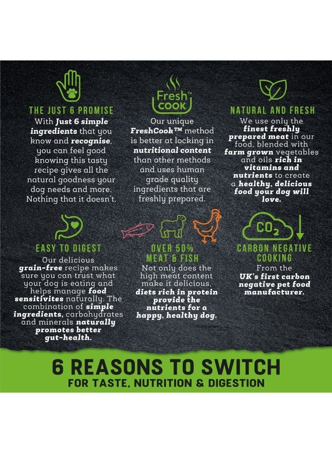 Harringtons Just 6 Lamb Grain Free Adult Dry Dog Food - Image 5