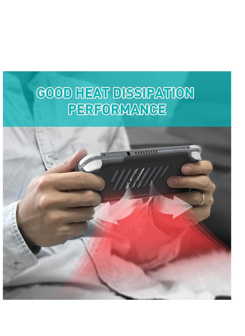 Generic - Grip Case For Nintendo Switch Lite Switch Lite Hand Grips Handles Ergonomic Protective Case Accessories Compatible With Nintendo Switch Lite (Black) - Image 1