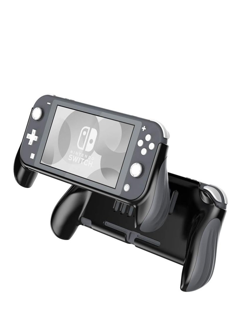 Generic - Grip Case For Nintendo Switch Lite Switch Lite Hand Grips Handles Ergonomic Protective Case Accessories Compatible With Nintendo Switch Lite (Black) - Image 1