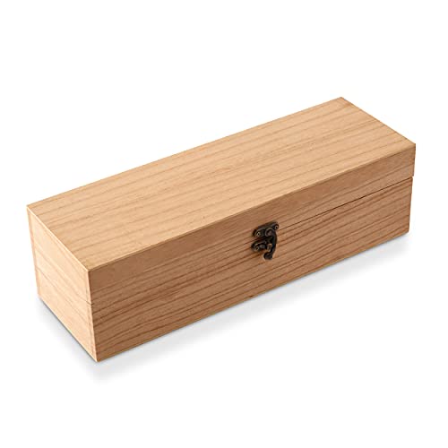 WeddingStar Weddingstar Wooden Wine Gift Box With Lid  Non Customizable