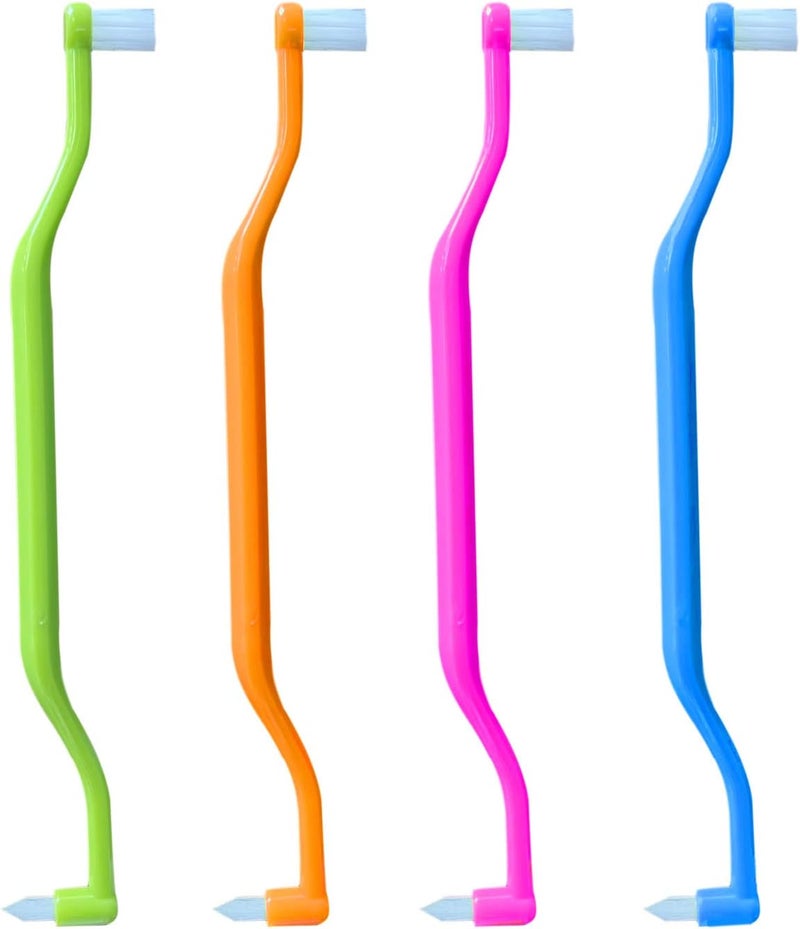 HRASY Ultra Soft Bristles Toothbrush, 4 Pcs, for Adults, Unisex, Battery Powered, D-2 - Image 1