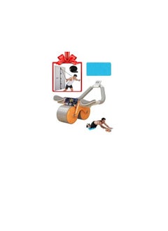 Relax Smart Abdominal rotating roller with elbow support timing screen and mobile holder with a gift of a resistance rope  - Image 2