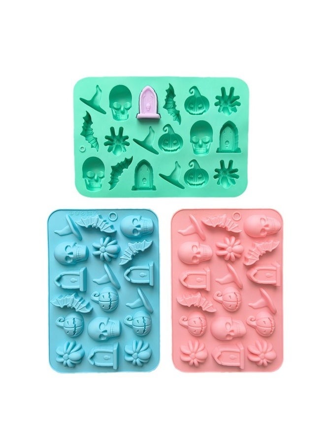 18 Even Halloween Pumpkin Hat 662 Chocolate Silicone Mold DIY Candy Cookie Cake Baking Mold-Color - Image 4