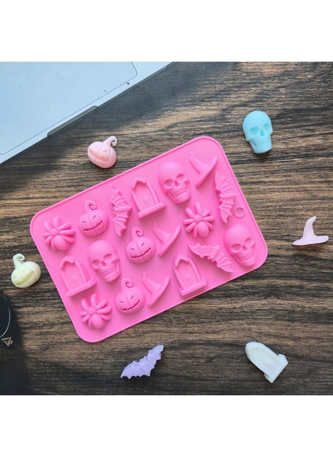 18 Even Halloween Pumpkin Hat 662 Chocolate Silicone Mold DIY Candy Cookie Cake Baking Mold-Color - Image 2