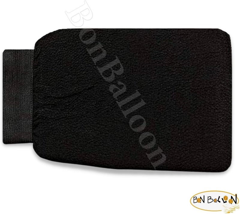 bonballoon Moroccan Natural Kessa Hammam Bath SPA Bath Loofah Luffa Loffa Lofa Loofa Glove Scrub Exfoliating Removal Shower Scrubber Body Mitt Pouf Mesh Luxurious Premium - Image 5
