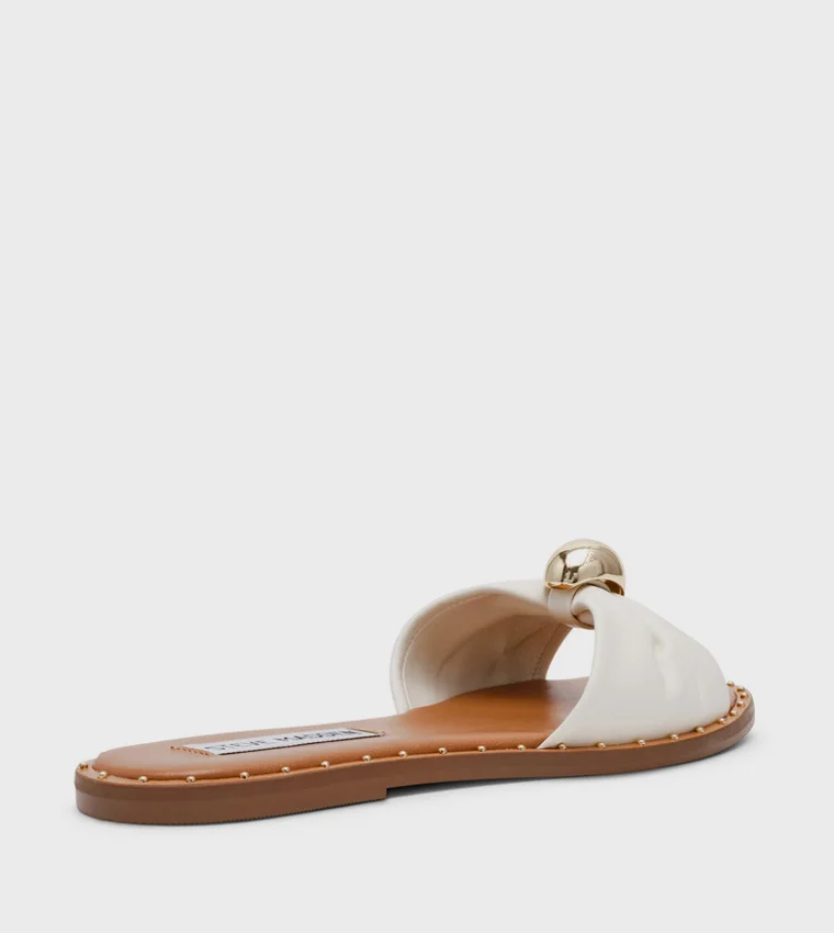 ستيف مادن Dipsy-Cn Open Toe Flat Sandals