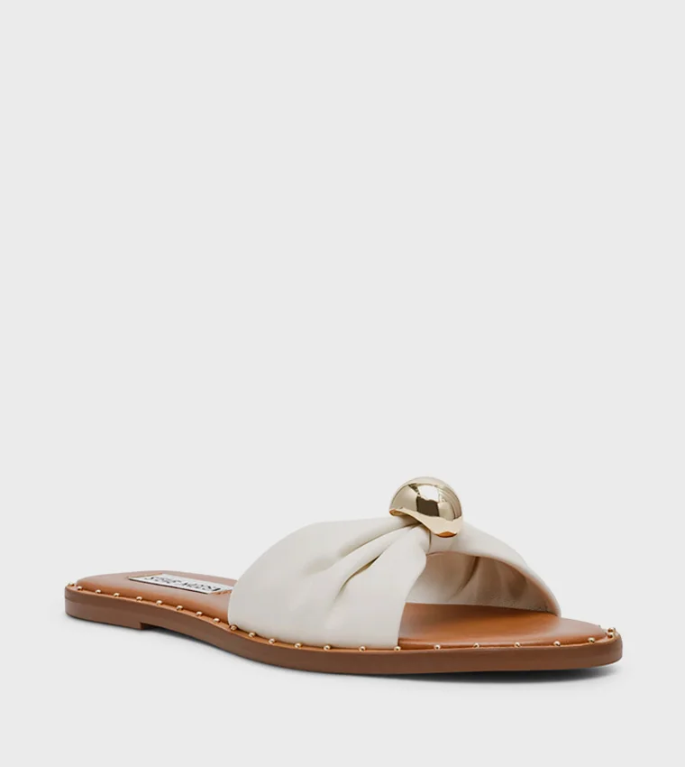ستيف مادن Dipsy-Cn Open Toe Flat Sandals