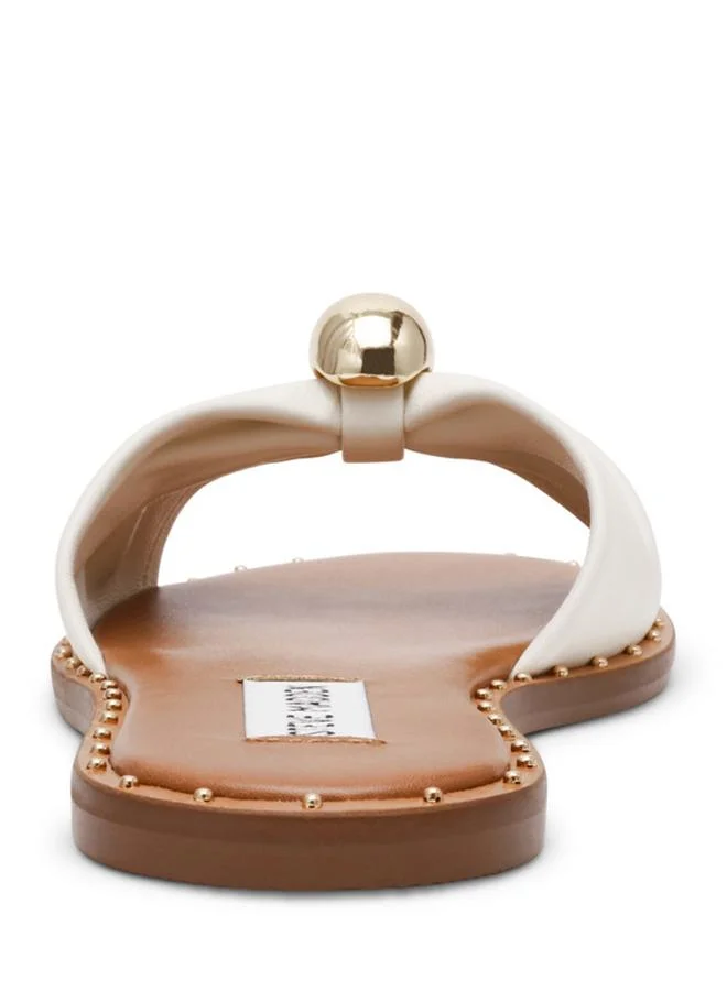 Steve Madden  Dipsy-Cn White Women's Flat-Casual Sandals for Women | Best Price UAE