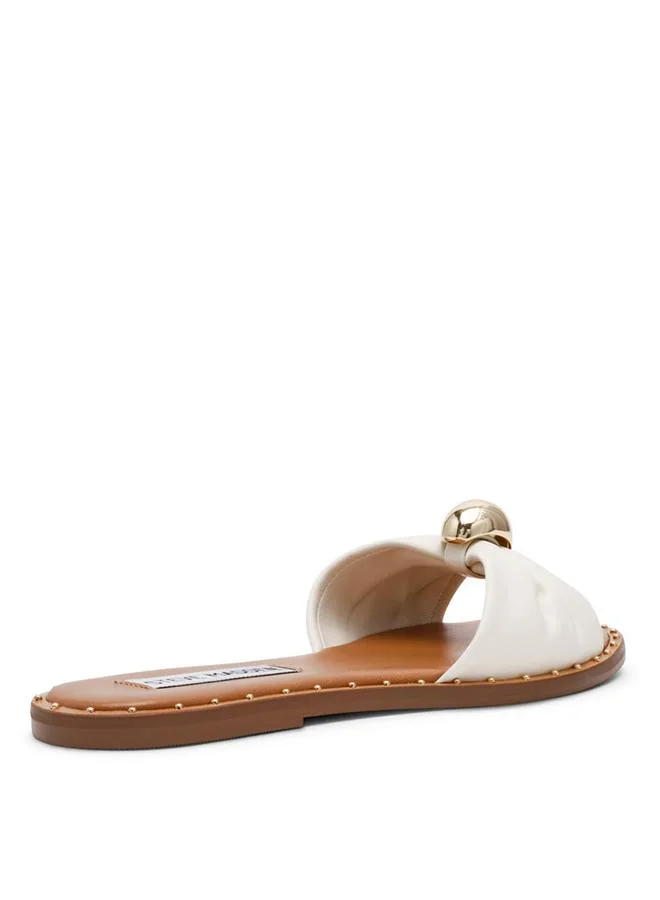 Steve Madden  Dipsy-Cn White Women's Flat-Casual Sandals for Women | Best Price UAE