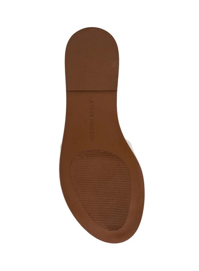 Steve Madden  Dipsy-Cn White Women's Flat-Casual Sandals for Women | Best Price UAE