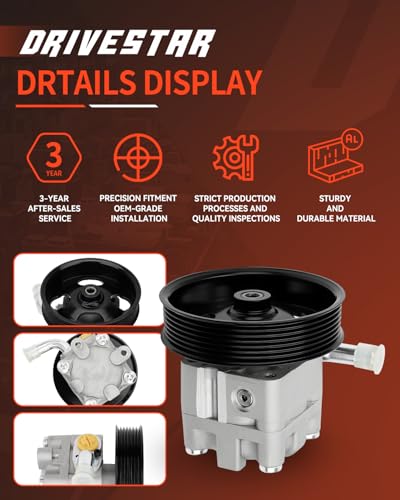 DRIVESTAR 215485 New Power Steering pump 20072012 for Nissan Altima 20092014 for Nissan Maxima Murano replace for 491101AA0A 491109N00A - Image 3
