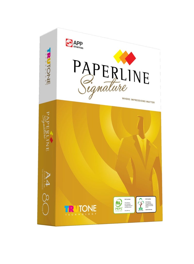 Paperline Signature Extra Premium Photocopy Paper Ream - 500 sheets - 80 GSM