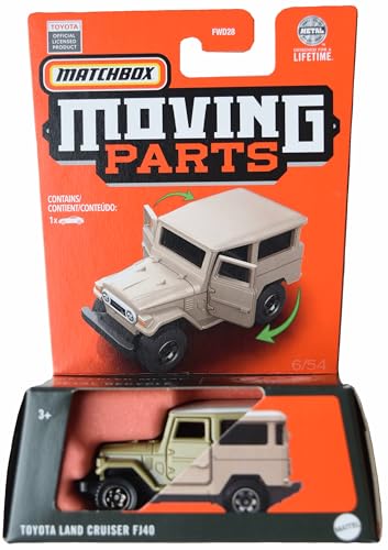 Matchbox Toyota Land Cruiser FJ40 Moving Parts tan - Image 1