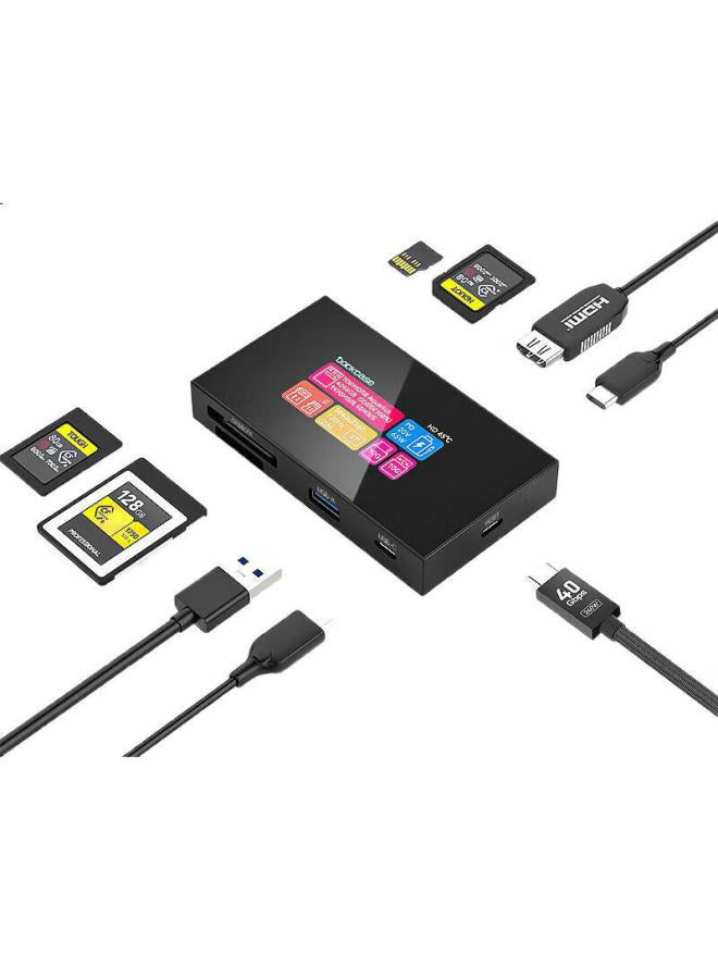 Dockcase Photography Expansion Dock Cfa/Cfb High-Speed Card Reader Cfexpress A/B Expansion Dock Card Reader Two-In Sd/Tf Card Uhs2 Professional Card Reader - Image 2