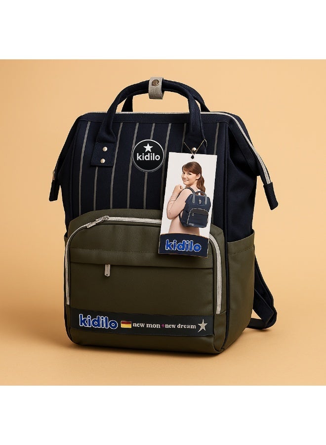 كيديليو حقيبة ظهر الأم والرضيع الممتازة من Kidilo - منظم أساسيات الطفل مع مفرش غيار محمول - Image 2