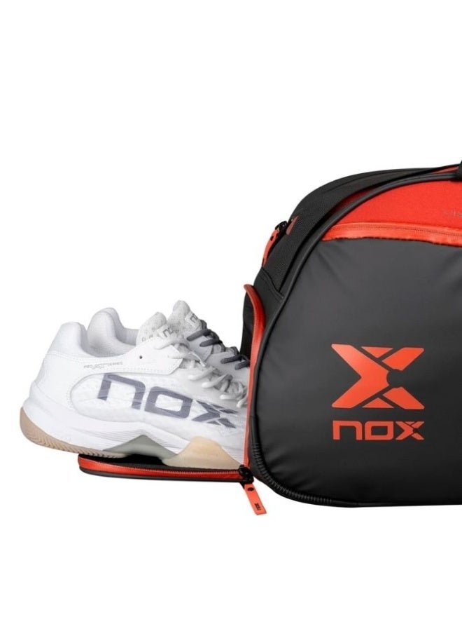 NOX حقيبة باديل نوكس لكسري أوبن سلسلة سوداء وحمراء - Image 3