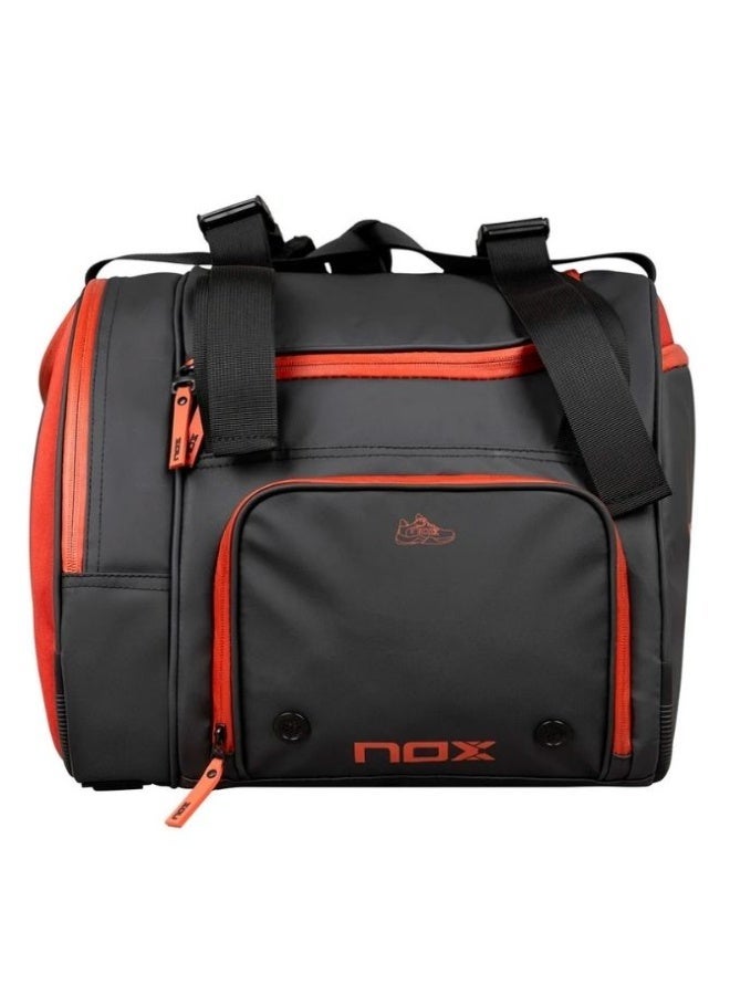 NOX حقيبة باديل نوكس لكسري أوبن سلسلة سوداء وحمراء - Image 4