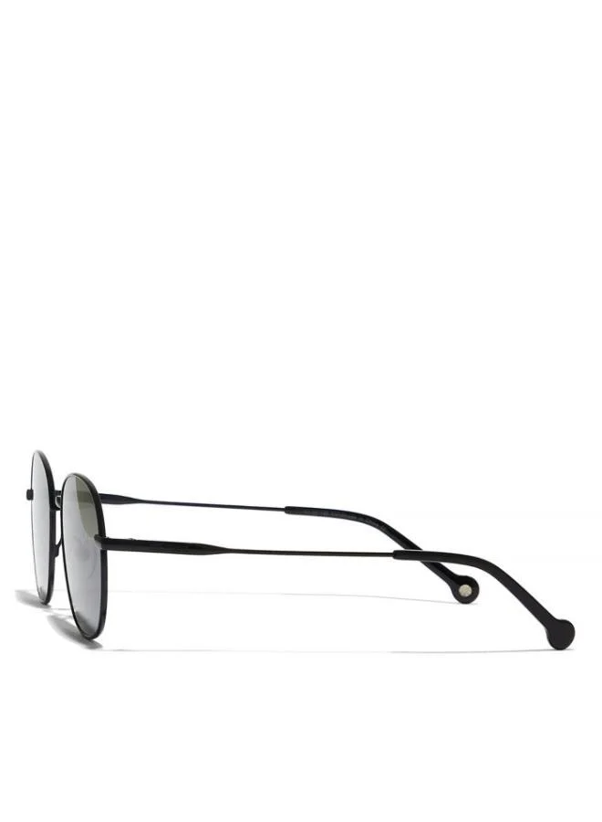 30Sundays BOUND Men Black Sunglasses - Frame Material: Metal - Lens Color: Black- Frame Color: Black - Full Rim