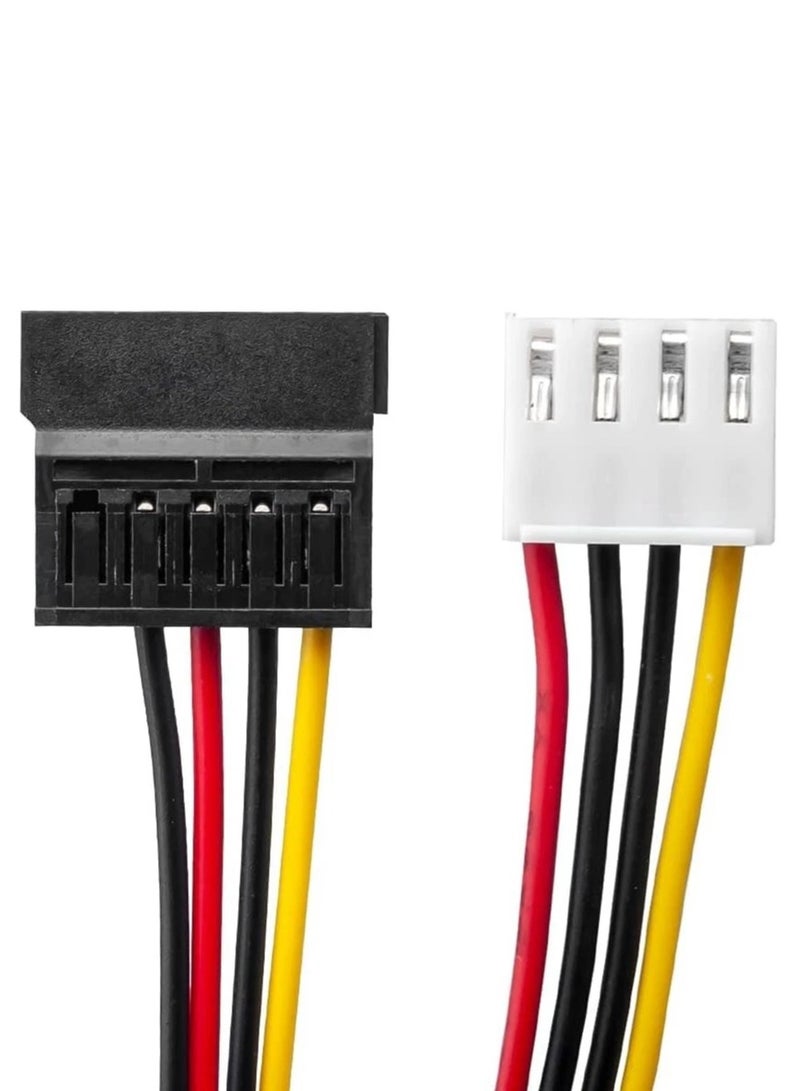 4-Pin SATA Female Power Adapter Cable – 20cm – Compatible with Hikvision DVR/NVR, Hard Drive Power Connector  - Image 4