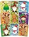 Greingways 42 Sheets Christmas Party Favors Stickers Christmas Crafts Make Your Own Sticker Gifts for Classroom Student Stocking Stuffers Goodie Bag Activities Game Holiday Sticker for Kids - Image 3