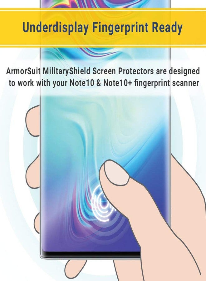 ArmorSuit MilitaryShield Screen Protector For Samsung Galaxy Note 10 (6.3 inch Display)(Case Friendly) Anti-Bubble HD Clear Film - Image 4