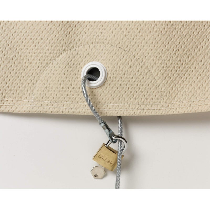 Covercraft مجموعة قفل كابل غطاء السيارة من كوفر كرافت ZCBL، نحاس - Image 2