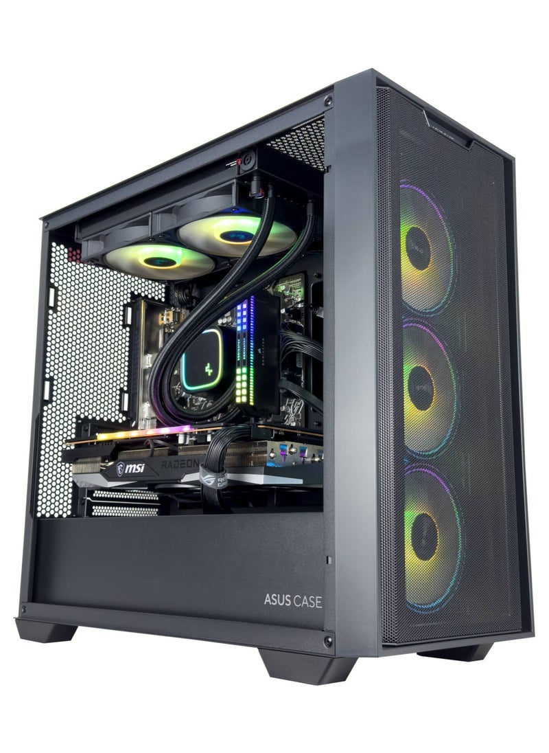 NANOTECH NexCore Reactor Gaming PC - Intel Core i5-13400F Desktop Processor, 10 Total Cores & 16 Threads, DDR4 16GB (2*8) Ram, Nvidia GeForce RTX 5060 Ti 8GB GDDR7 Graphics Card, 1TB NVMe M.2 SSD, 2 Fan AIO Liquid Cooler, 750W Power Supply, Windows 11 Pro | Wi-Fi  - Image 2