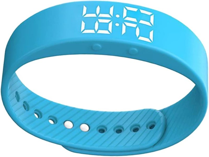 Blue Smart Fitness Watch with Activity Tracker Step Counter Calorie Monitor Water Resistant - Image 1