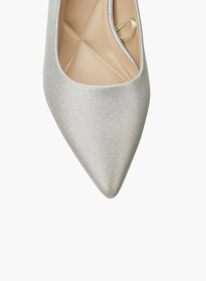 Celeste SILVER Women Kitten Heel Pumps for Women | Best Price UAE