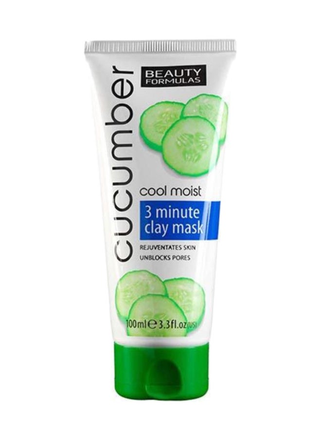 BEAUTY FORMULAS - Cool Moist Cucumber Clay Mask 100 Ml - Image 1